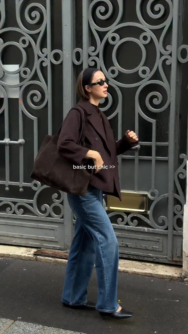 Instagram post by @laraaceliaa for Everlane. Caption reads: anzeige| what I wore in Paris @everlane....