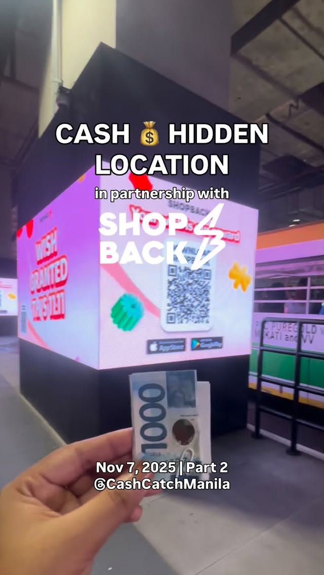 Instagram post by @cashcatchmanila for ShopBack. Caption reads: But wait! there’s more 🤑 Part 2 @shopbackph....