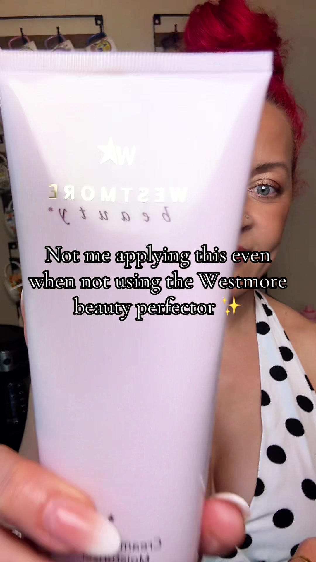 TikTok post by @queendailyfinds for Westmore Beauty. Caption reads: @Westmore Beauty.
