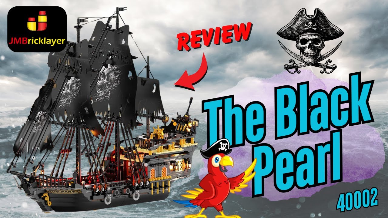 YouTube post by @MrStirCrazysArtsAndCrafts for Jmbricklayer. Caption reads: I Did A Review On JMBrickLayer's The Black Pearl....