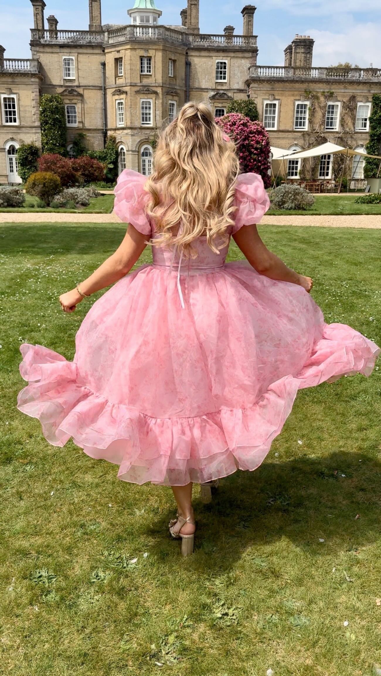 Instagram post by @lottiedrynan for Symprove. Caption reads: thank god I had an old ballgown on and my handbag....