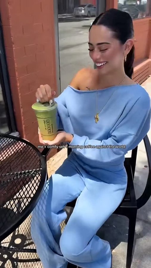 Instagram post by an influencer for Fashion Nova. Caption reads: my fav part of the day☕️ @fashionnova....