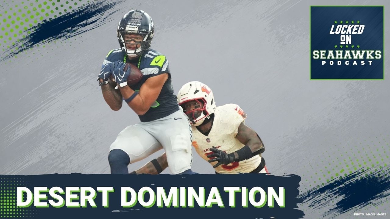 YouTube post by @LockedOnSeahawks for FanDuel. Caption reads: Is This Seahawks Team BETTER Than The Super Bowl....
