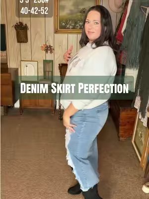 TikTok post by @mo_surviving_my_40s for Asvivid. Caption reads: [...] #PlusSizeFashion #MidsizeFashion @Asvivid.