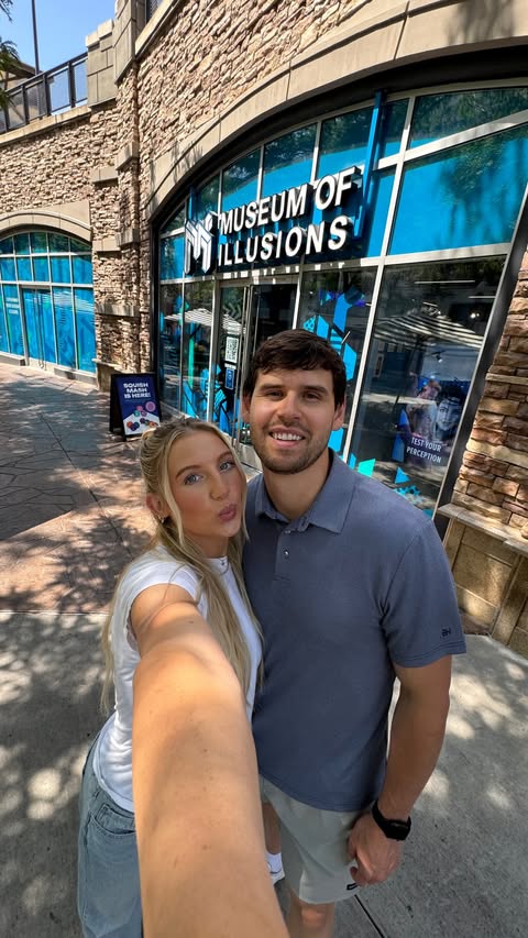 Instagram post by @maddiesalmon for Museum of Illusions. Caption reads: We had the best time @museumofillusions_usa !!🌟....