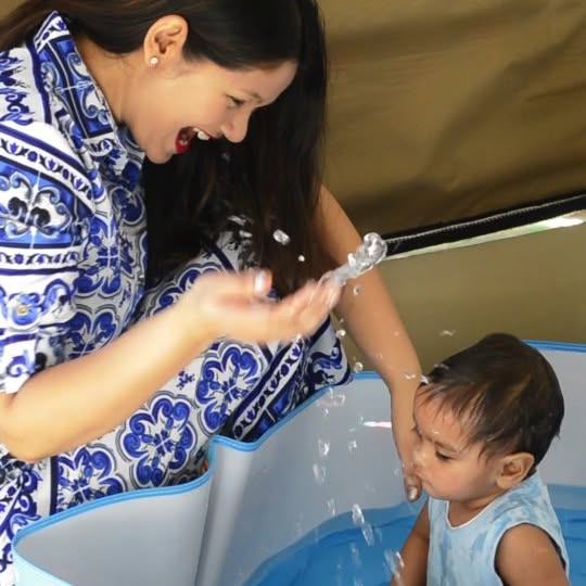 Instagram post by @jiyansh_baby_jj for Himalaya Babycare. Caption reads: Give your baby the gift of hydration with Himalaya....