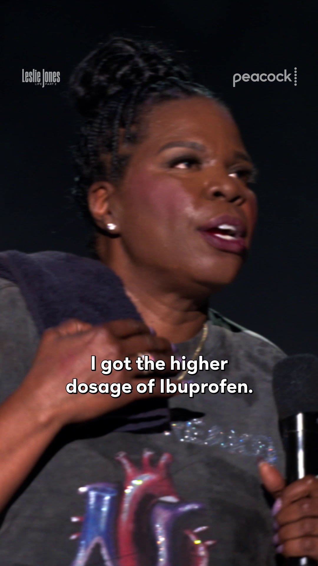 Instagram post by @jessecollinsent for Peacock. Caption reads: Zero f***s given 🗣️

Leslie Jones: #LifePart2....