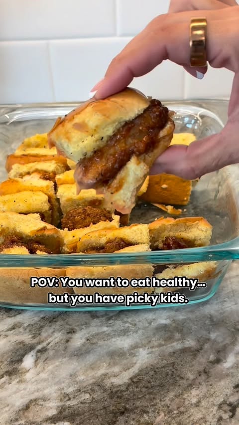Instagram post by @patty_streff_fitness for Real Good Foods Co.. Caption reads: POV: You want to eat healthy but you have picky....