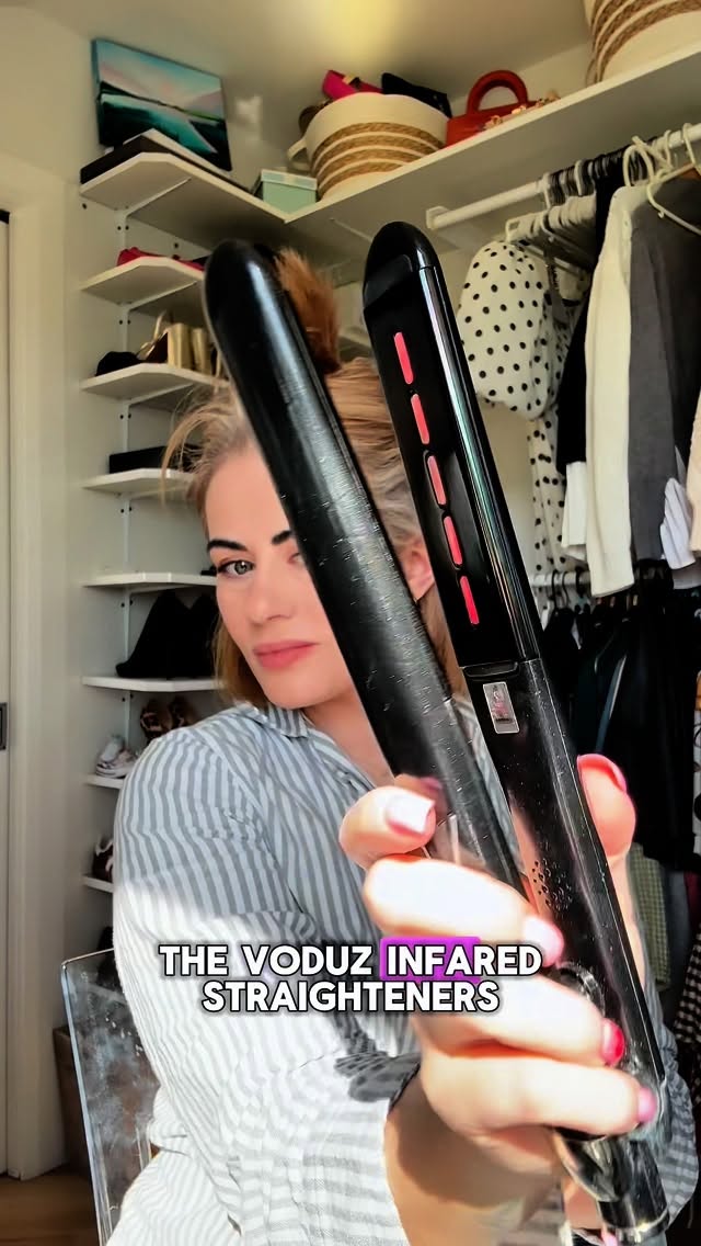 Instagram post by @alannahkerrigan_ for Voduz Hair. Caption reads: 💇‍♀️ Which hair colour do you think suits me best....