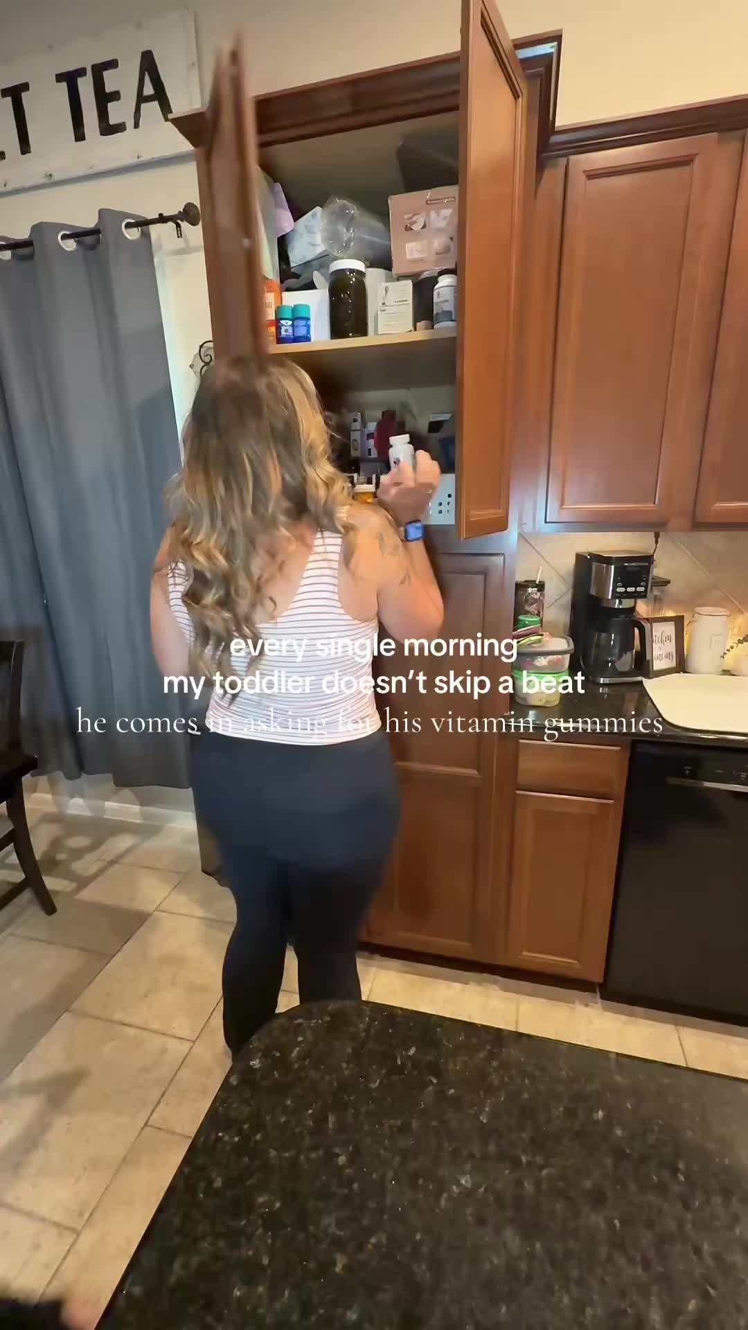 TikTok post by @thef.bomb.mom for MaryRuth's Kids. Caption reads: @MaryRuth's - Kids offers amazing options for the....