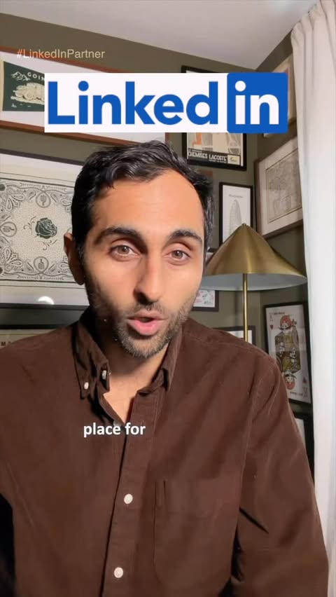 Instagram post by @shwinnabegobrand for LinkedIn. Caption reads: [...] teammates, and found buyers all on @linkedin....