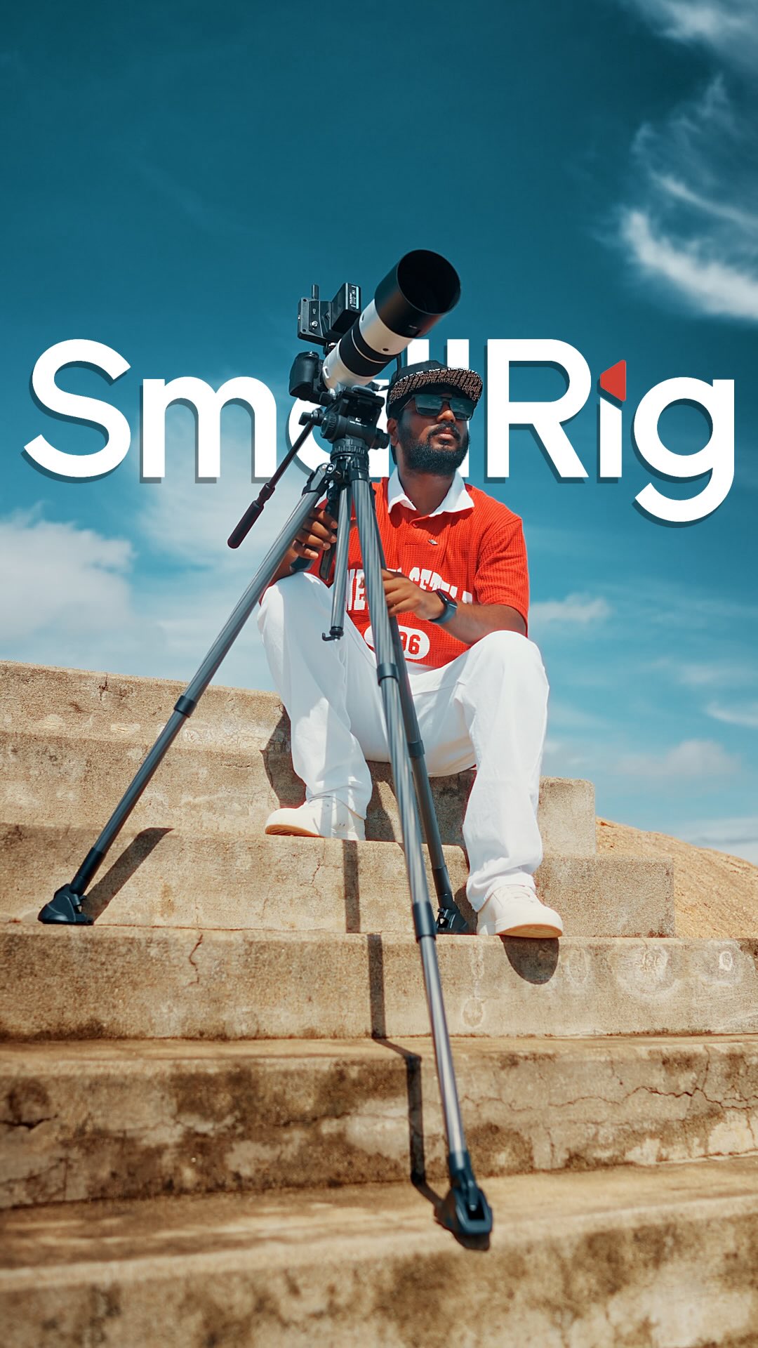 Instagram post by @camshooter_sk for SmallRig. Caption reads: My new secret weapon for filmmaking 🎥🔥

As a....