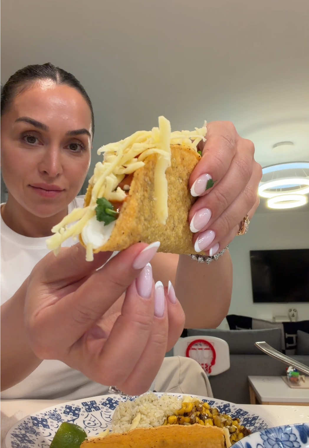 TikTok post by @dzaslavsky for OLIPOP. Caption reads: Taco Tuesday Taste Test 🌮 also you guys the....