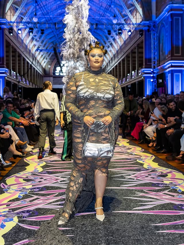 Instagram post by @milohartill for PayPal. Caption reads: [...] #invited to @melbfashionfestival with....