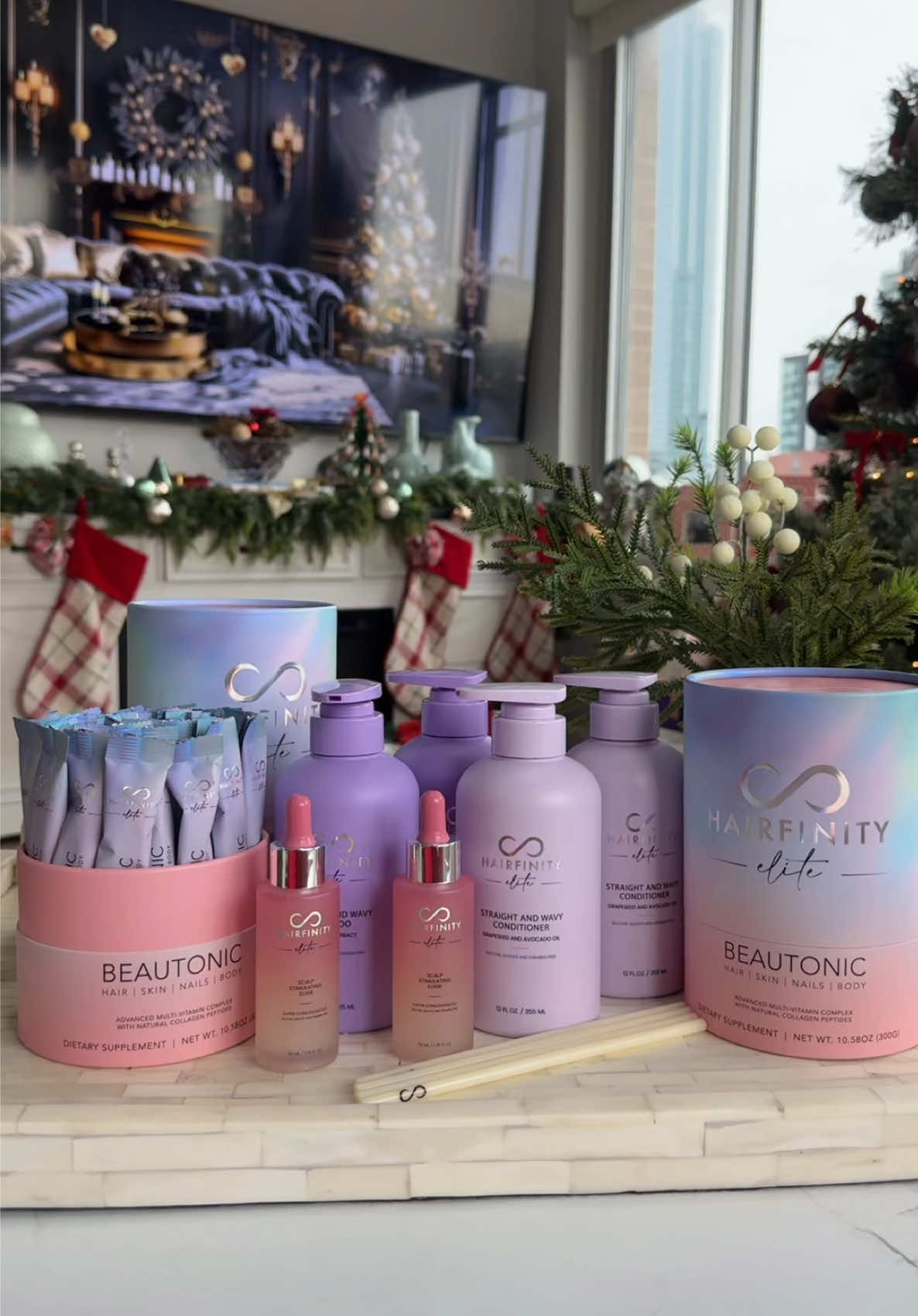 TikTok post by @mia_manhattan_ny for Hairfinity. Caption reads: [...] 51% off right now. Such a good value.....