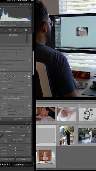 Instagram post by @jbivphotography for B&H Photo Video. Caption reads: Post-production: where it all comes together 🪄....