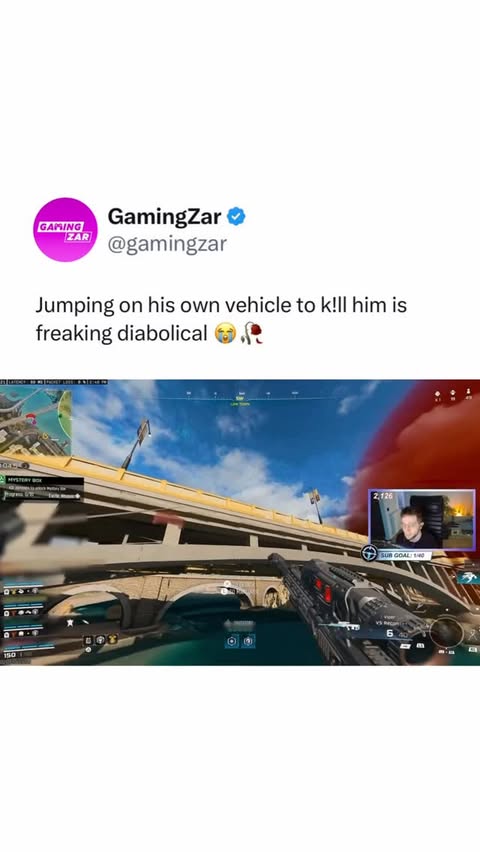 Instagram post by @gamingzar for Call of Duty. Caption reads: The new Call of Duty: Warzone - Black Ops Royale....