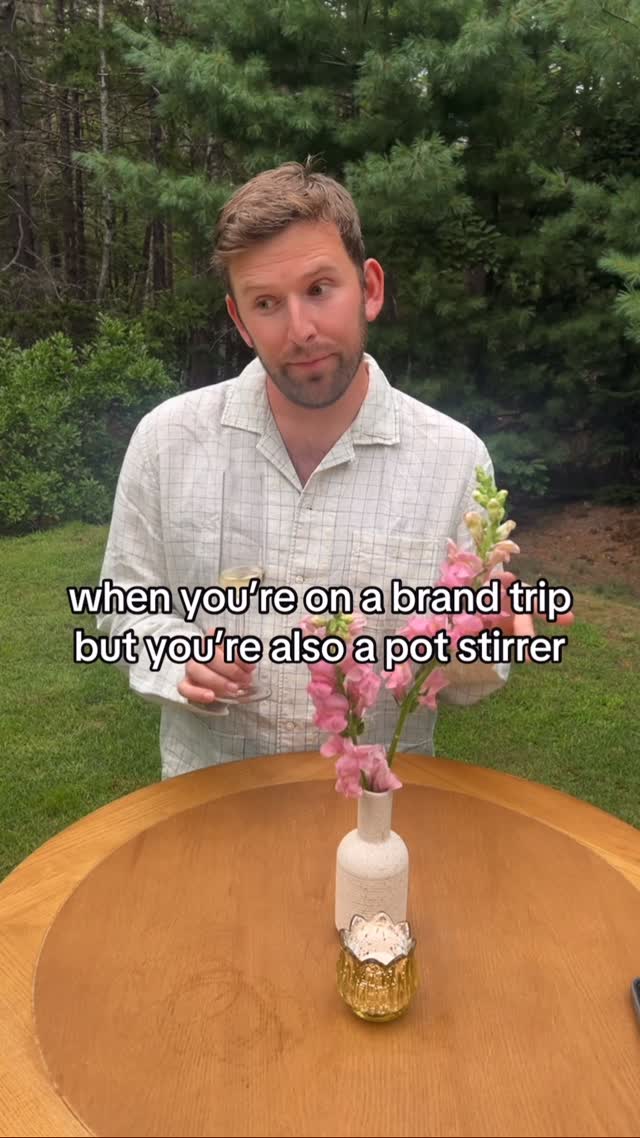 Instagram post by @hayderz for The Knot. Caption reads: talking shop and talking sh*t with @theknot and....