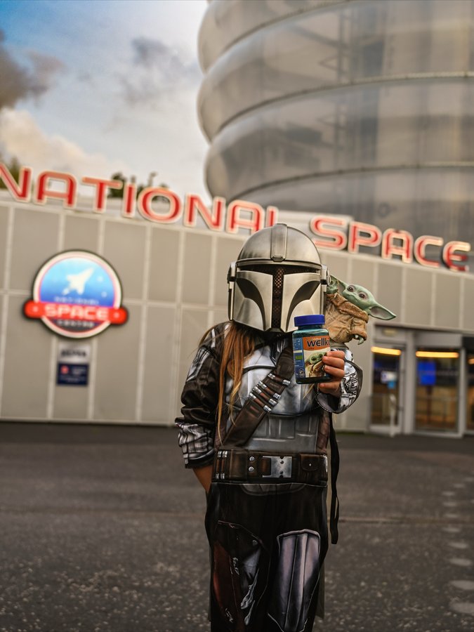 Instagram post by @blissful_family_adventures for Vitabiotics. Caption reads: 💫 Mission ready, young Padawans! 💫
Even....