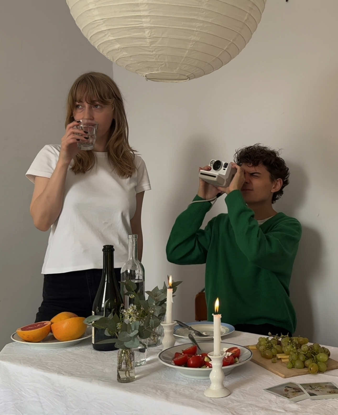 TikTok post by @smthrndmm for Polaroid. Caption reads: [...] what makes them beautiful! get 10% off....