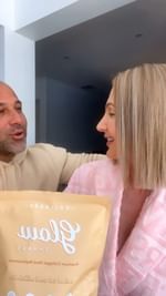 Instagram post by @maria.digeronimo for The Collagen. Caption reads: Are you as obsessed with salted caramel as I am?!....