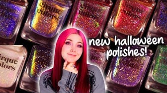 YouTube post by @KelliMarissa for Cirque Colors. Caption reads: Cirque Colors Apothescary & Destiny Nail Polish....