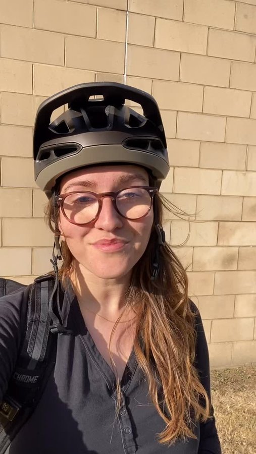 Instagram post by @christinegei.ger for LITELOK. Caption reads: [...] sun 🌞🌞🌞 thanks for watching my bike....