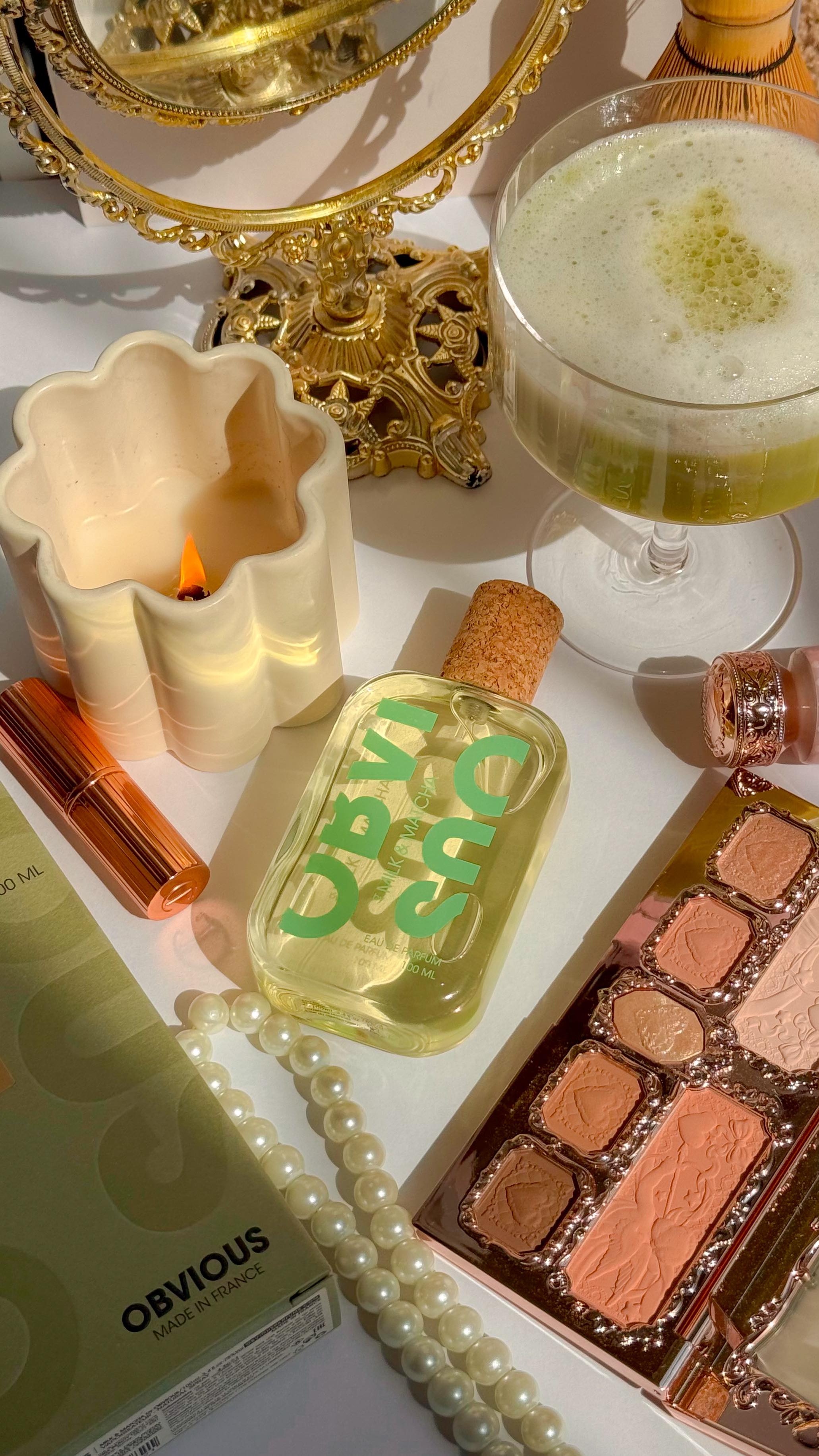 Instagram post by @thebeautyloverl for Twisted Lily. Caption reads: [...] @obviousparfums is Available at....