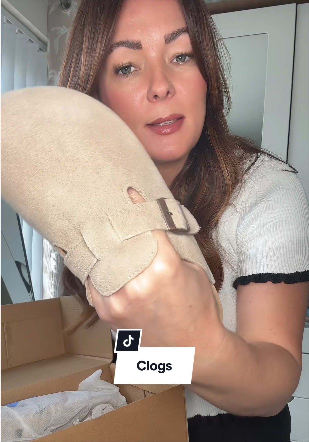 TikTok post by @wingingmalife for evellyhootd. Caption reads: [...] are back! Yay or nay for the loafers?....