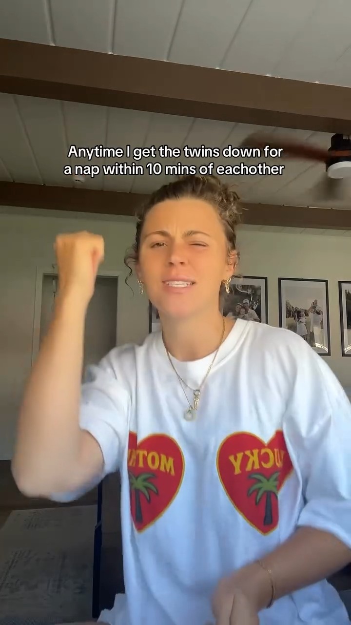 Instagram post by @claire.geisel for The Bump. Caption reads: A parenting win 😮‍💨

🎥 @claire.geisel.