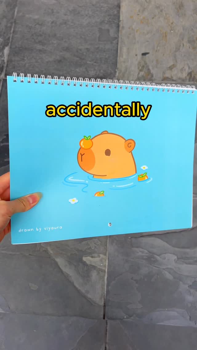 Instagram post by @viyaura for Gelato. Caption reads: Every artist should try making a calendar at least....