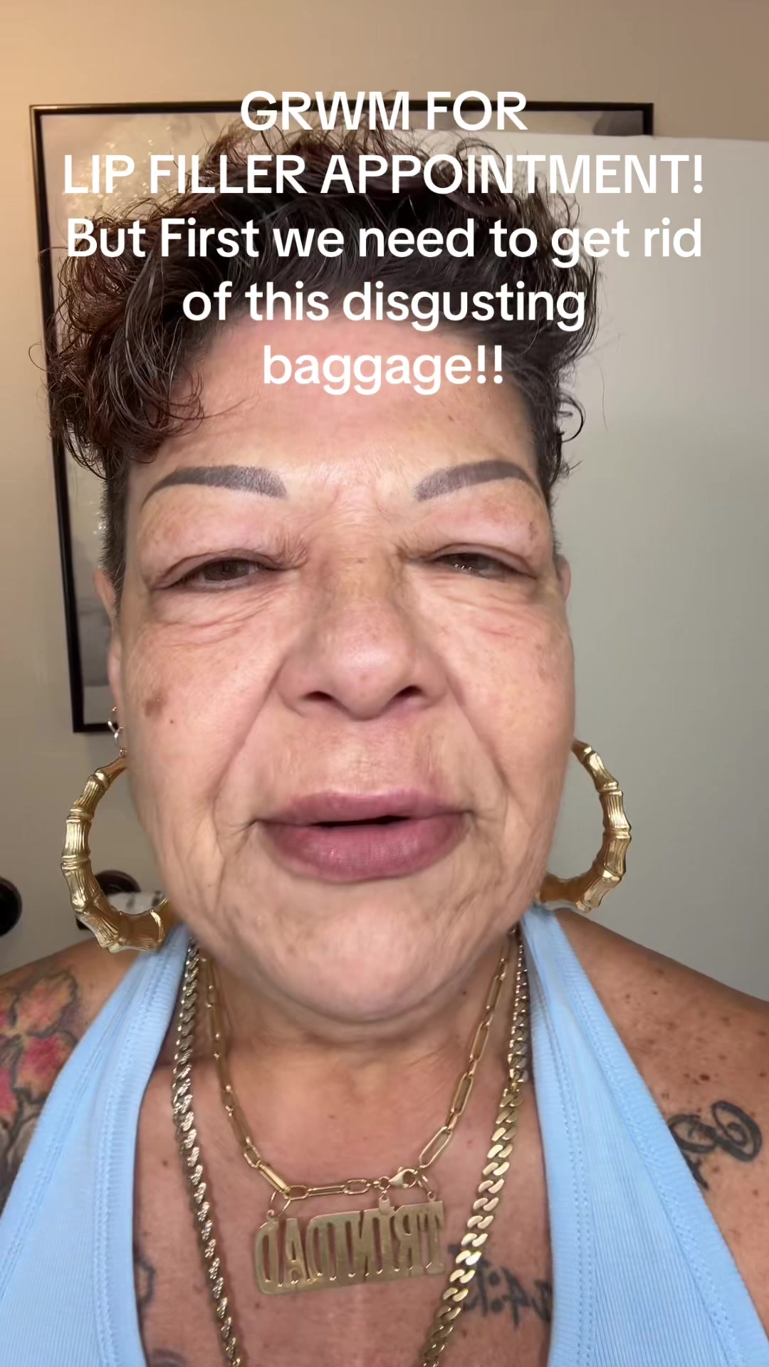 TikTok post by @trinidad1967 for Peter Thomas Roth. Caption reads: @Peter Thomas Roth Labs #eyetightener [...].