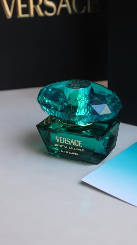 Instagram post by @zahraa.dockrat for Edgars. Caption reads: Main character energy in a bottle 💋
Versace....