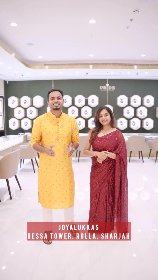 Instagram post by @rjvysakh for Joyalukkas. Caption reads: Happy Diwali✨ Celebrate the sparkle of....