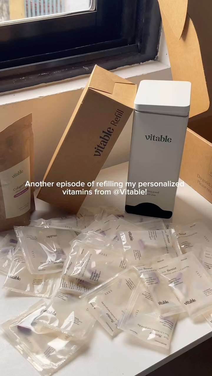 Instagram post by @bernniceeee for Vitable. Caption reads: • Use my code BERNNICE40 to get 40% off. 

Another....