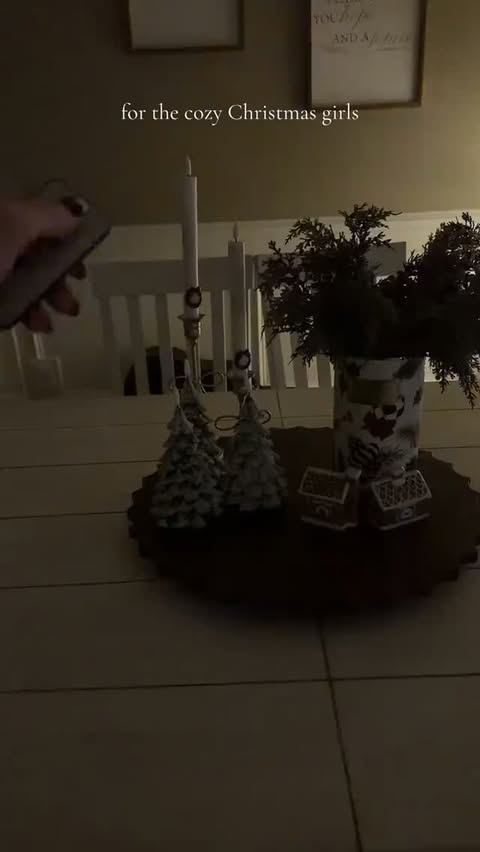 Instagram post by @itsrondaj for QVC. Caption reads: [...] everything feel instantly cozier. 🎄🕯️....