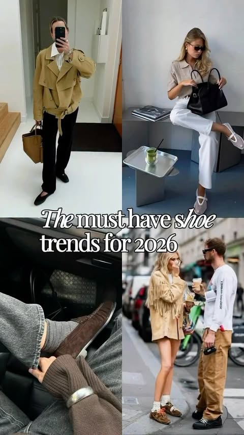 Instagram post by @kim_styledbycapitalk for NET-A-PORTER. Caption reads: Here are the must have shoe trends for 2026 so....
