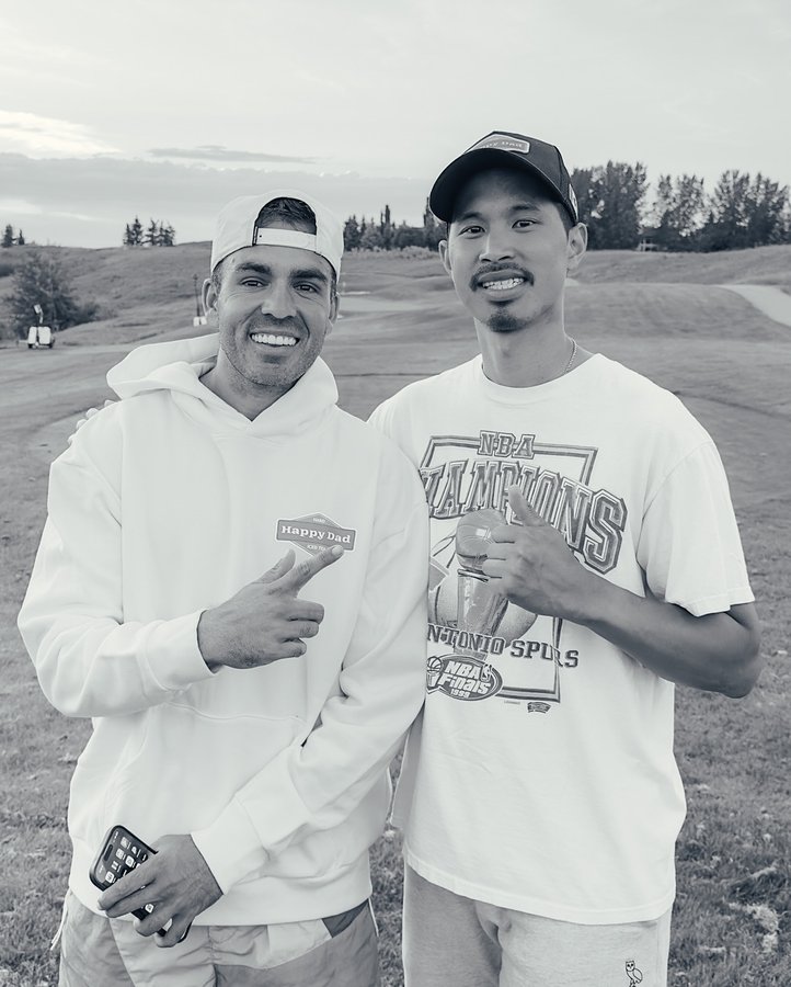 Instagram post by @905shooter for Happy Dad. Caption reads: [...] apart of the NELK, Full Send and Happy Dad....