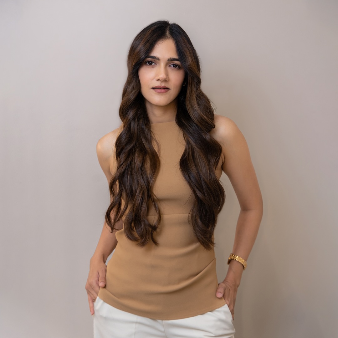 Instagram post by @simranchoudhary for L’oréal Professionnel. Caption reads: #AD | I’ve always been super cautious with my....