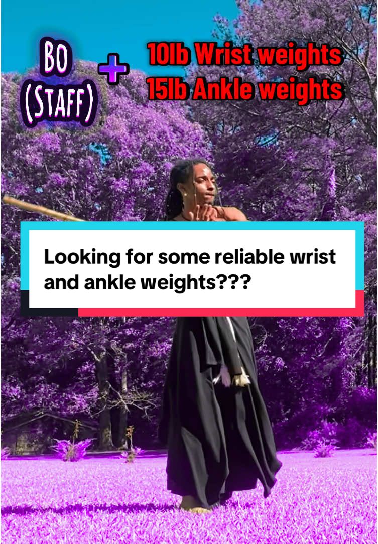 TikTok post by @de.marloo for Mortal Kombat. Caption reads: If you looking for good wrist and ankle weights,....