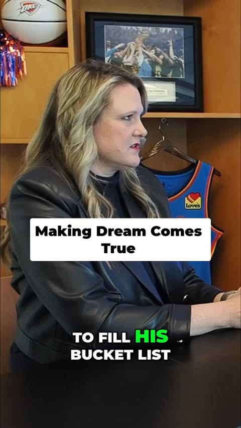 Instagram post by @simplyerinoldfield for This is Oklahoma. Caption reads: Erin Oldfield joined the Oklahoma City Thunder in....