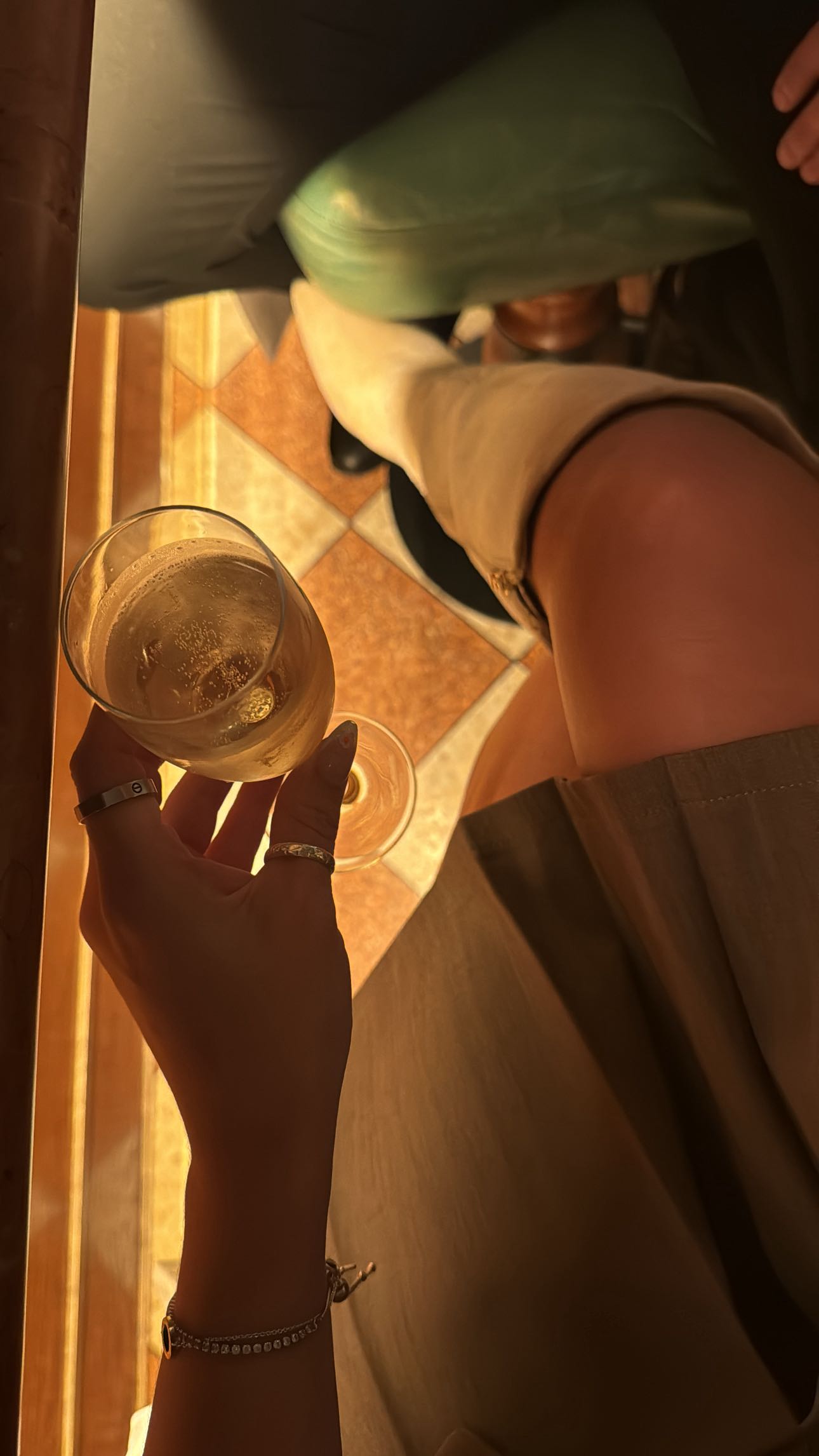 Instagram post by @tiannabuccieri_ for PUBLIC DESIRE. Caption reads: [...] 🥂 🌊🐚🫧

@peppermayo ad 

Heels -....