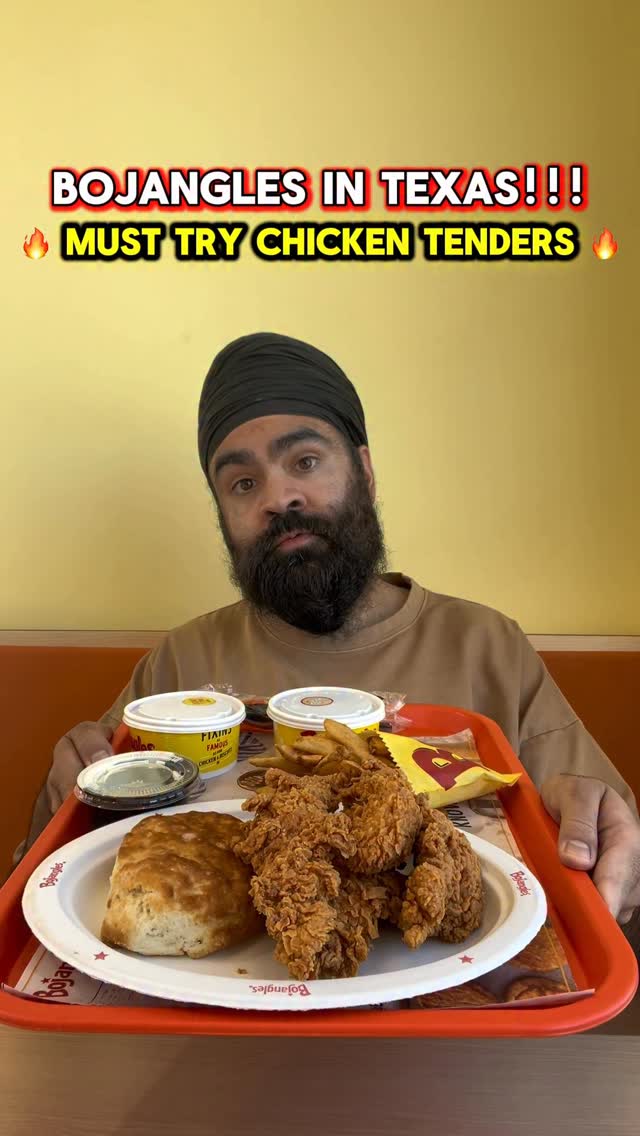 Instagram post by @shawnthefoodsheep for Bojangles. Caption reads: #ad Bojangles is finally in Texas! 🍗 I had to try....