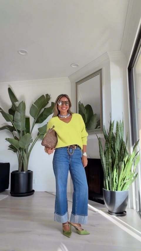 Instagram post by an influencer for REVOLVE. Caption reads: [...] Belt: @lineapelle Shoes: @revolve....