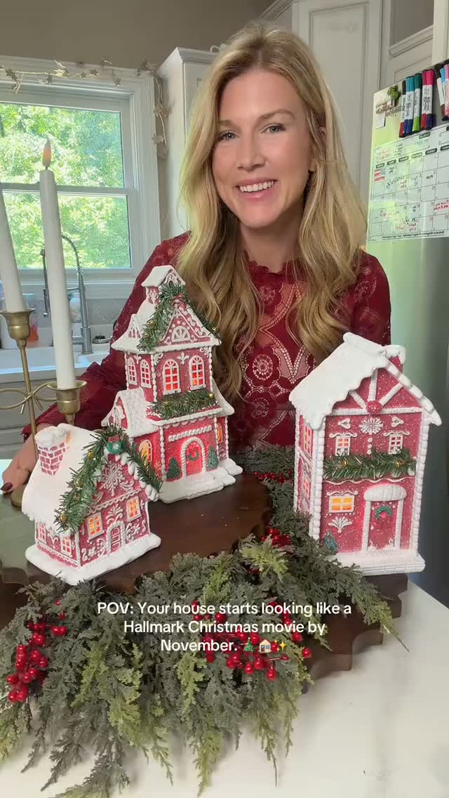Instagram post by @itsrondaj for HSN. Caption reads: [...] giving cozy Christmas movie vibes. 🎄🏠....