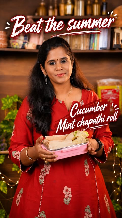 Instagram post by @rekhascucina for Aashirvaad. Caption reads: [...] Chapathi Dough Ingredients: * 1 cup....