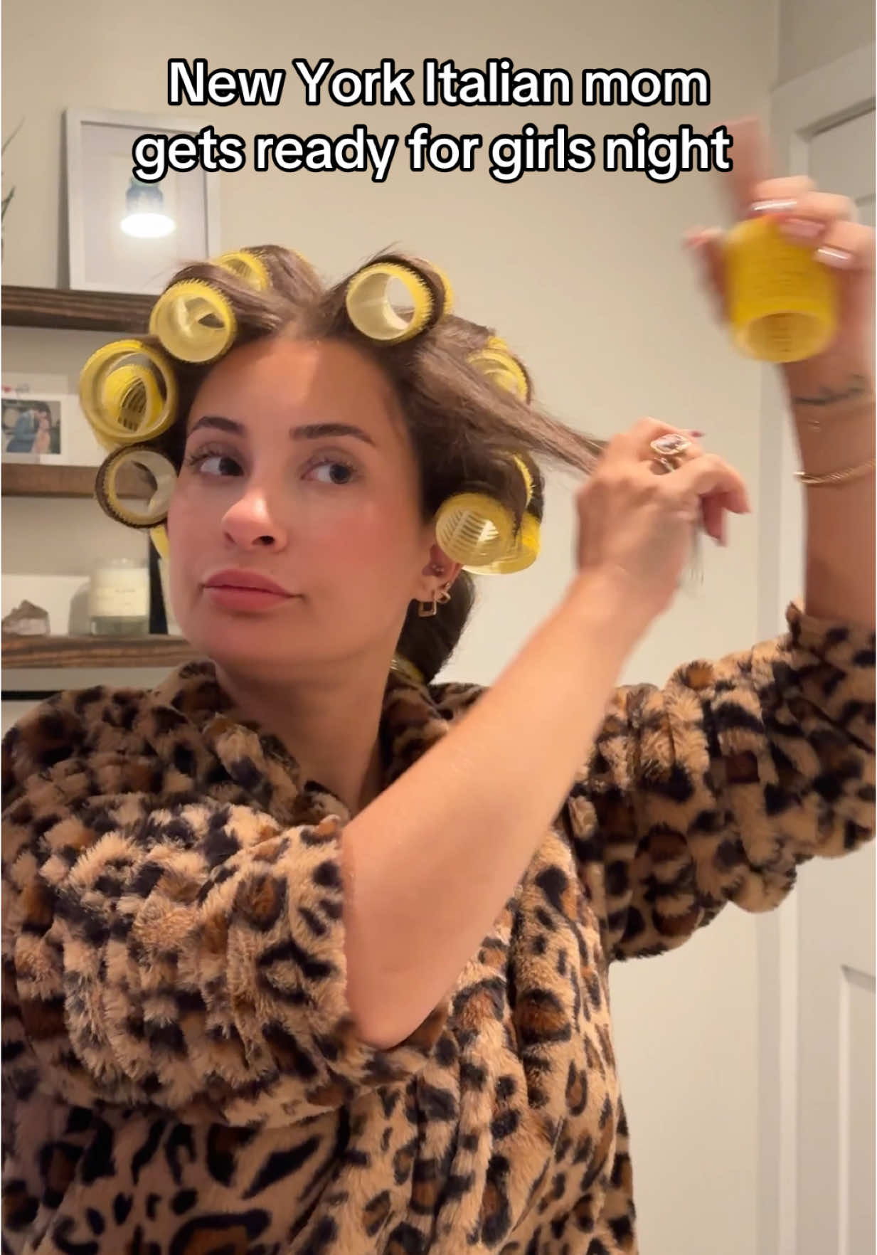 TikTok post by @nicolconcilio for VEGAMOUR. Caption reads: the New York Italian mom is back and this time....