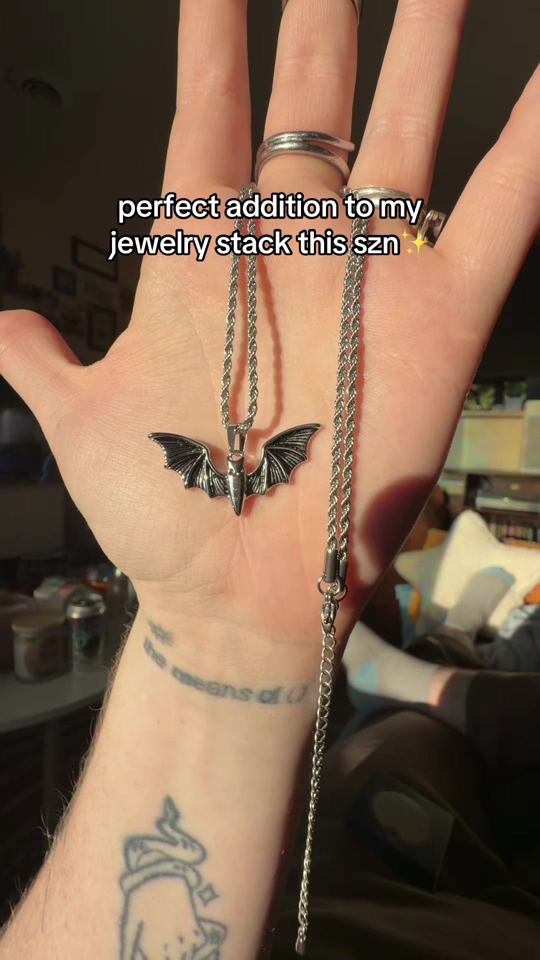 TikTok post by @madeline.joiner for Oufer Body Jewelry Official. Caption reads: @Oufer Body Jewelry Studio never fails to impress....