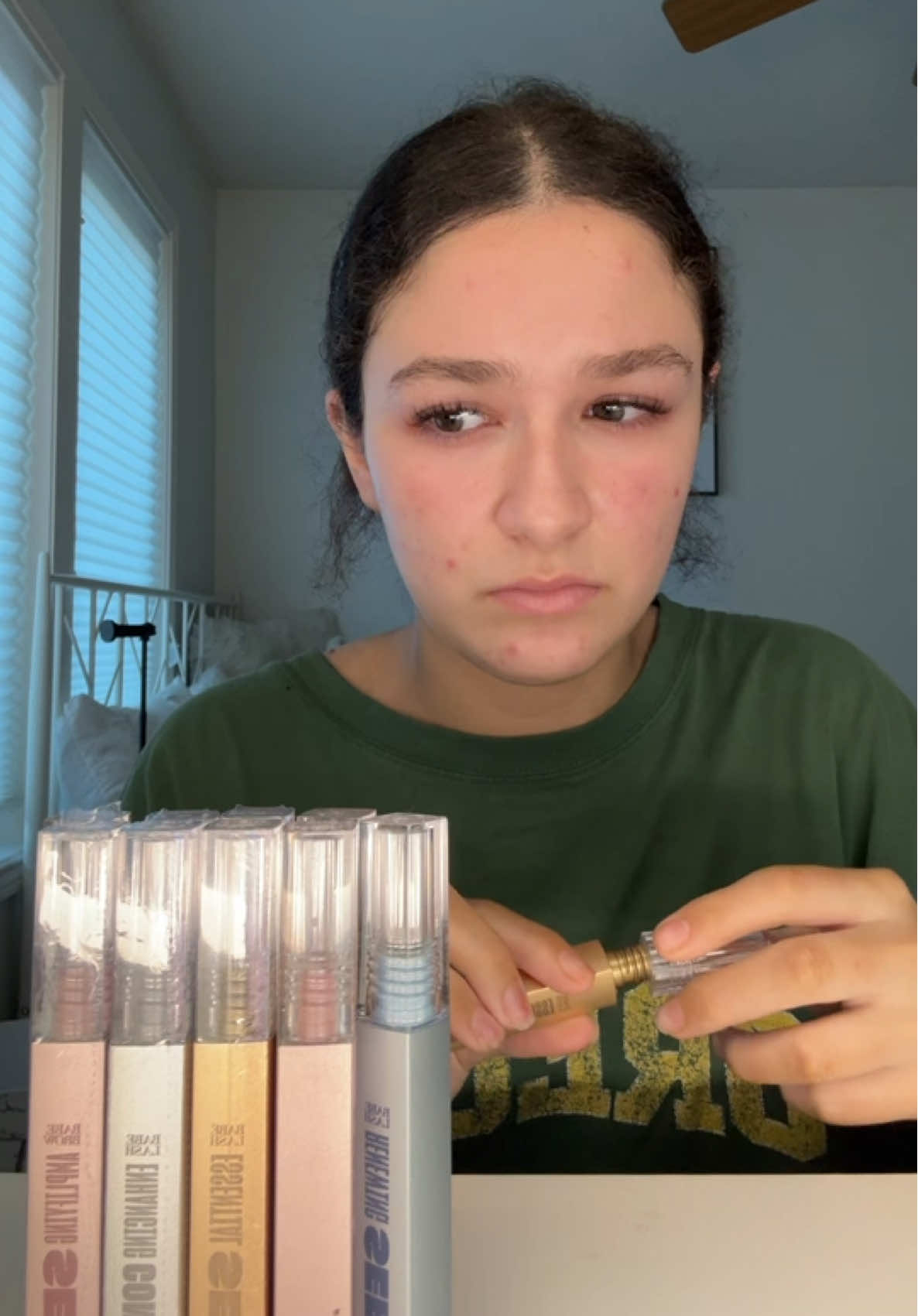 TikTok post by @salmajabarbique for Babe Original. Caption reads: #fyp #eyelash #serum #babelash #salmajabarbique....