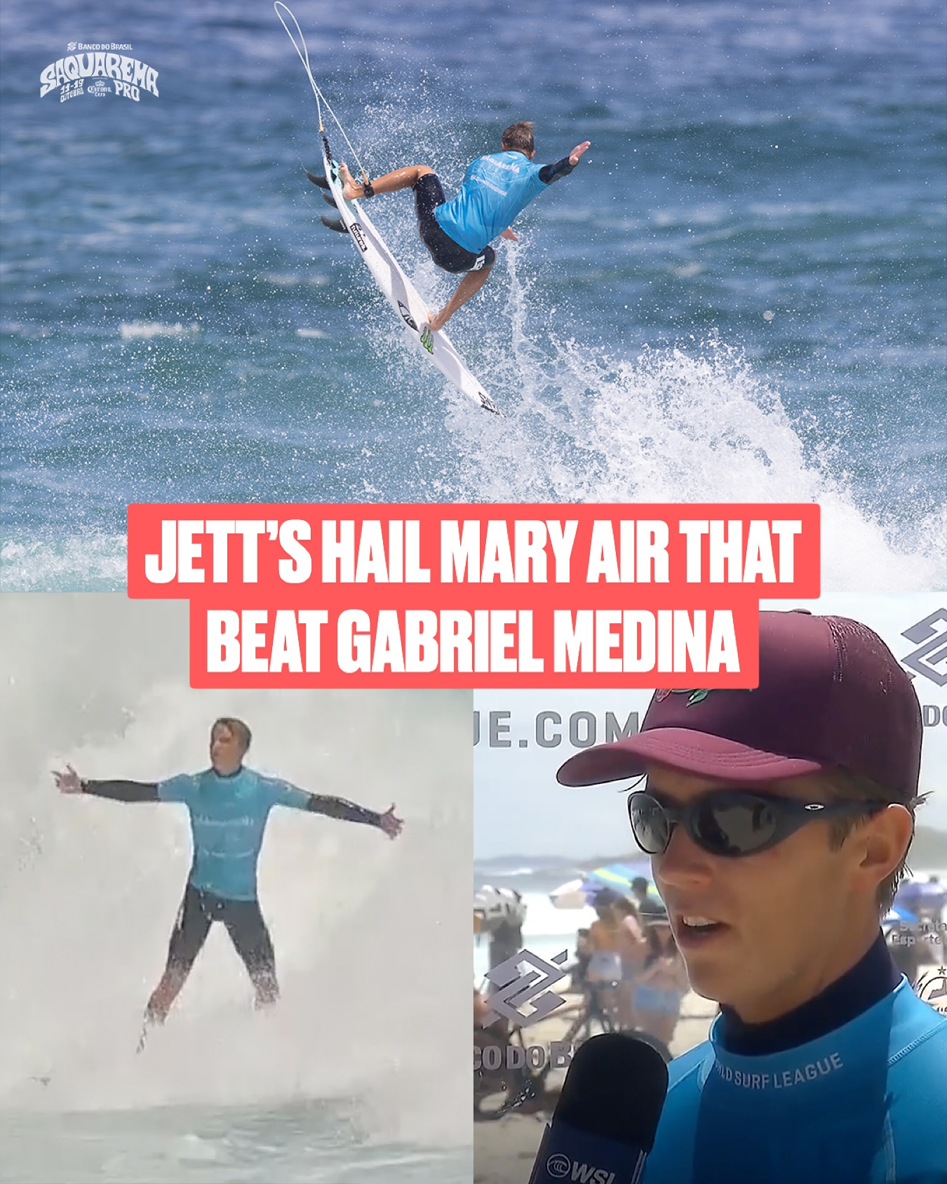 Instagram post by @jettschilling for World Surf League. Caption reads: “I haven’t been able to sleep cause I’ve been....